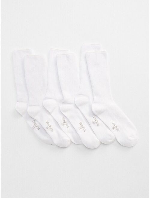 GAP Kids Ribbed Crew Socks (3-Pack)