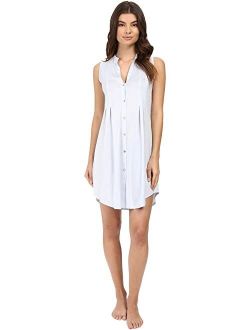 Cotton Deluxe Button Front Tank Nightgown