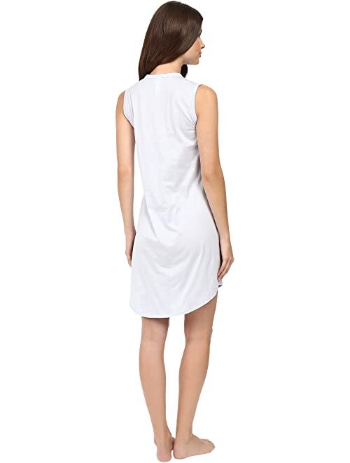 Hanro Cotton Deluxe Button Front Tank Nightgown