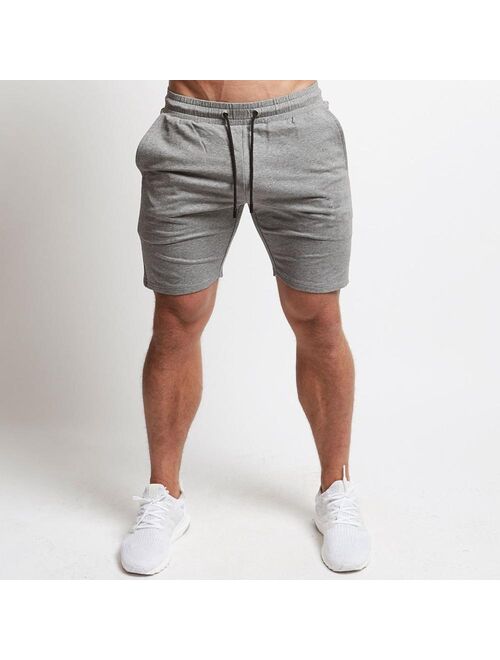 Summer Mens Slim Shorts Fashion Casual Gyms Jogger Workout Beach Short pants Sportswear