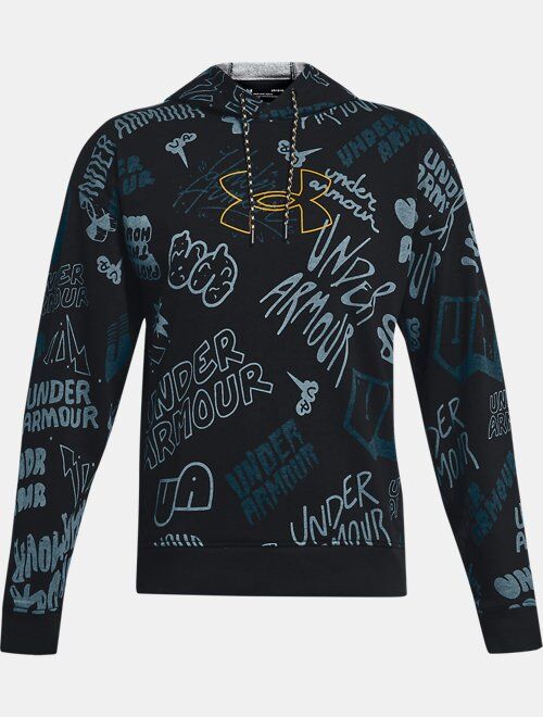 Under Armour Men's UA Rival Terry Scribble Print Hoodie