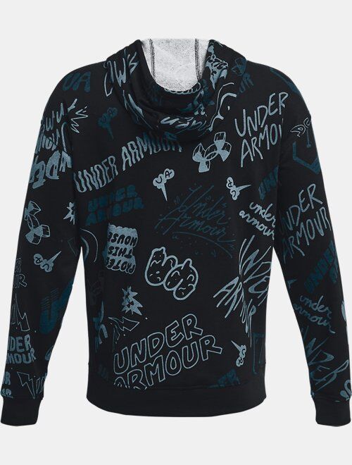 Under Armour Men's UA Rival Terry Scribble Print Hoodie