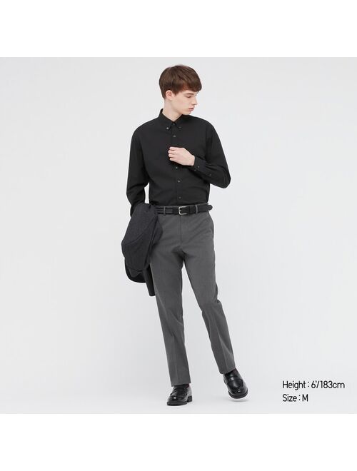 Uniqlo MEN EXTRA FINE COTTON BROADCLOTH LONG-SLEEVE SHIRT