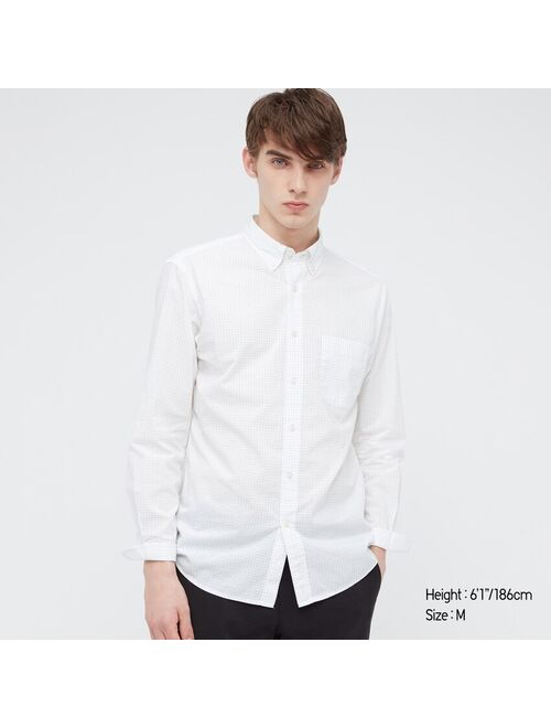 Uniqlo MEN EXTRA FINE COTTON BROADCLOTH LONG-SLEEVE SHIRT