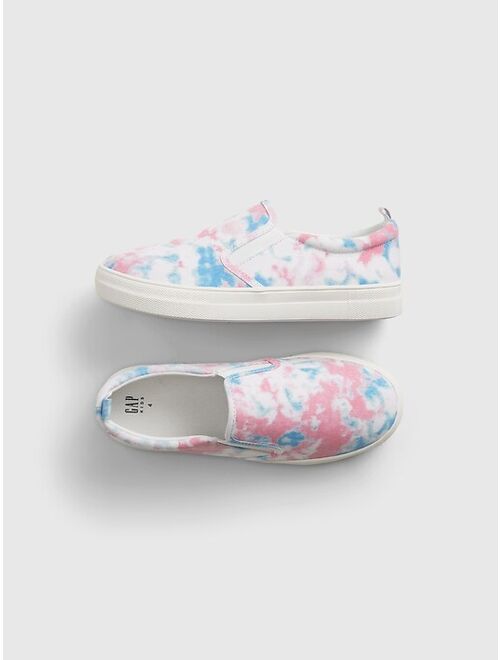 GAP Kids Tie-Dye Print Slip-On Shoes