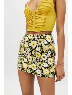 Motel Ima Printed Pelmet Mini Skirt