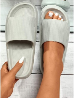 Open Toe Minimalist Slides