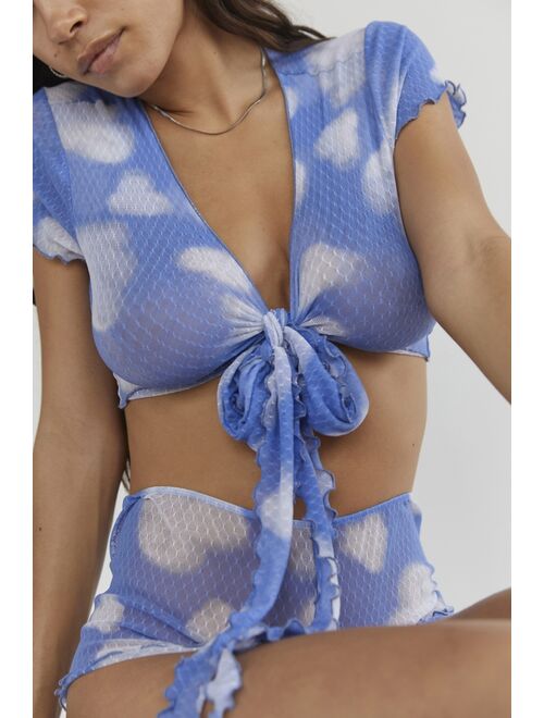 Only Hearts Love Is In The Air Tie-Front Bra Top