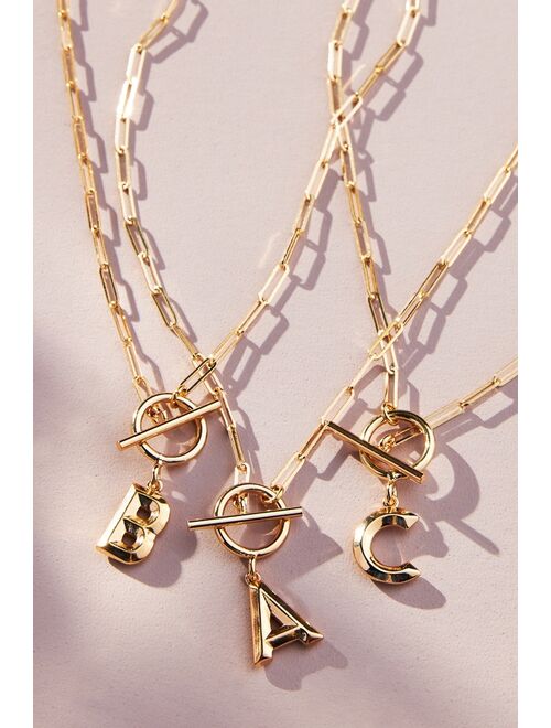 Gold initial 2025 necklace anthropologie