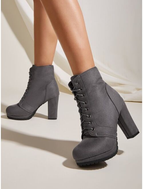 Shein Minimalist Combat Boots