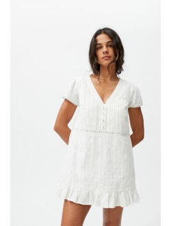 UO Bria Pleated Frock Dress