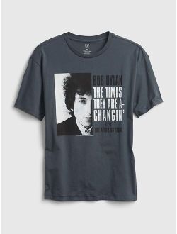 Teen | Bob Dylan 100% Organic Cotton Graphic T-Shirt