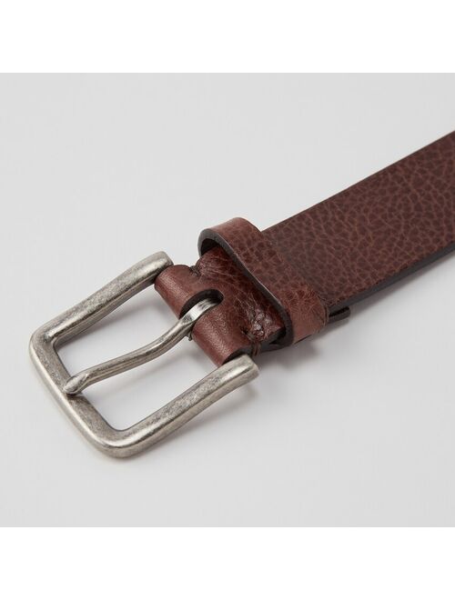 Uniqlo MEN ITALIAN LEATHER VINTAGE NARROW BELT