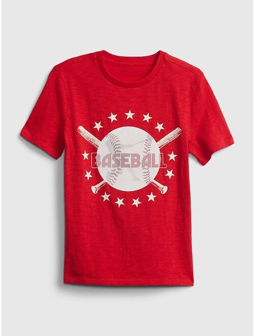 GAP Kids 3D Baseball Graphic T-Shirt