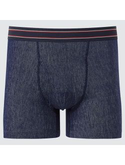 MEN SUPIMA COTTON DENIM-LIKE BOXER BRIEFS