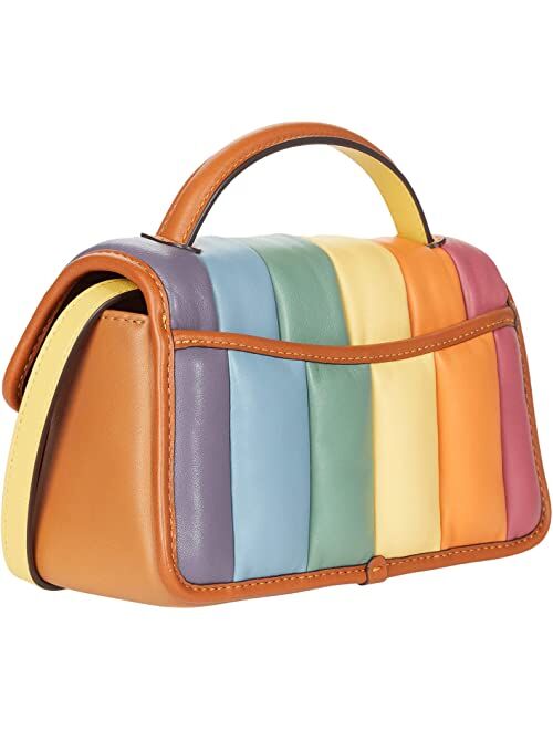 Coach Originals Quilties Rainbow Turnlock Clutch 20