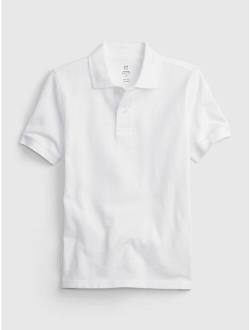 Kids 100% Organic Cotton Uniform Polo Shirt