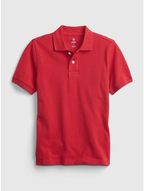 GAP Kids 100% Organic Cotton Uniform Polo Shirt