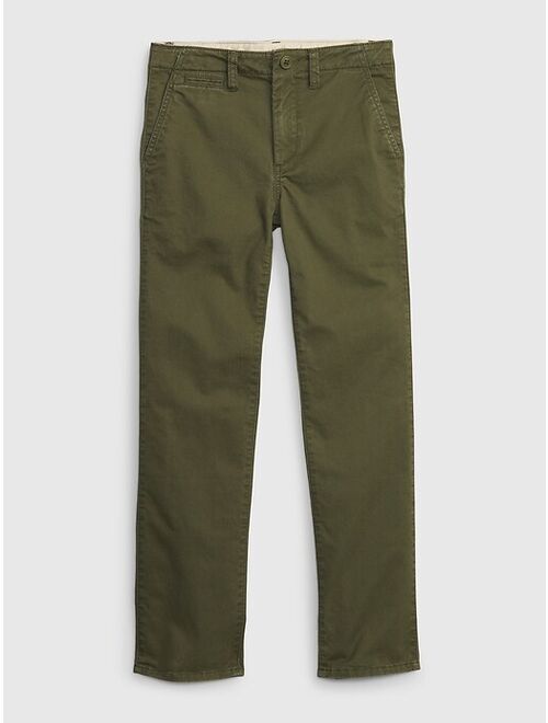 GAP Kids Uniform Lived -In Khaki Pant with Washwell ™