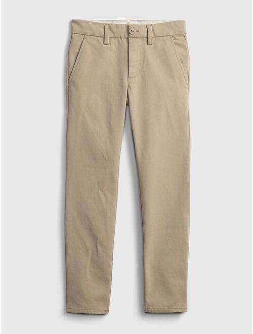 Kids Uniform Skinny Chinos with Gap Shield