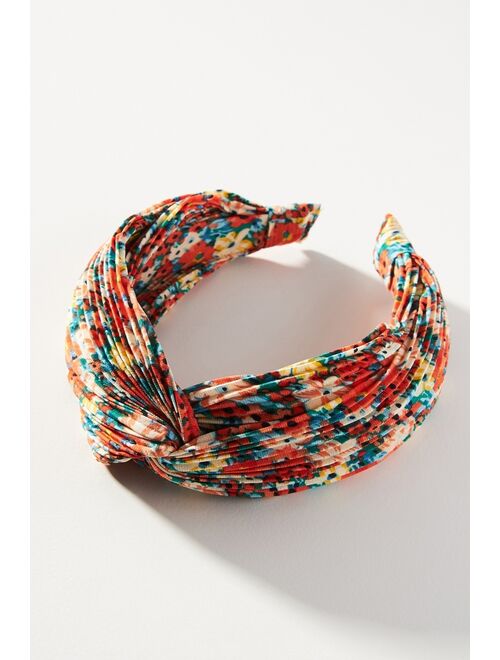 Buy Anthropologie Floral Pleated Headband Online 