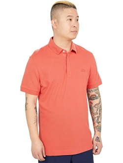 Short Sleeve Solid Stretch Pique Regular