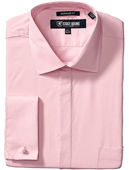 Stacy Adams Big & Tall 39000 Solid Dress Shirt