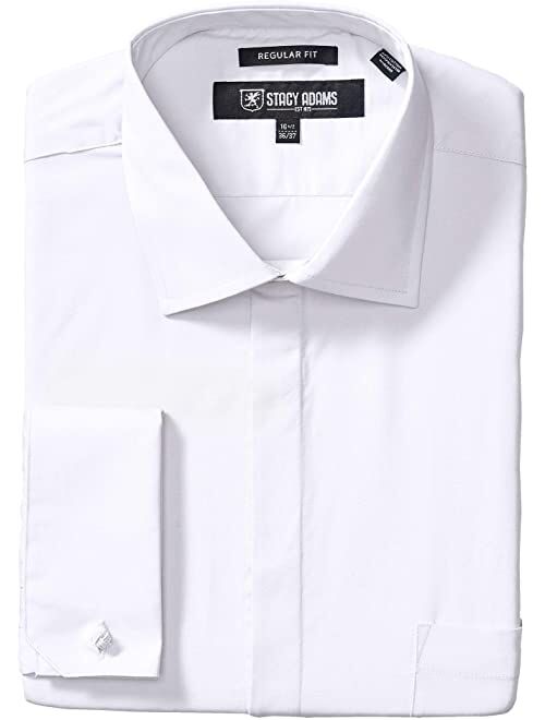 Stacy Adams Big & Tall 39000 Solid Dress Shirt