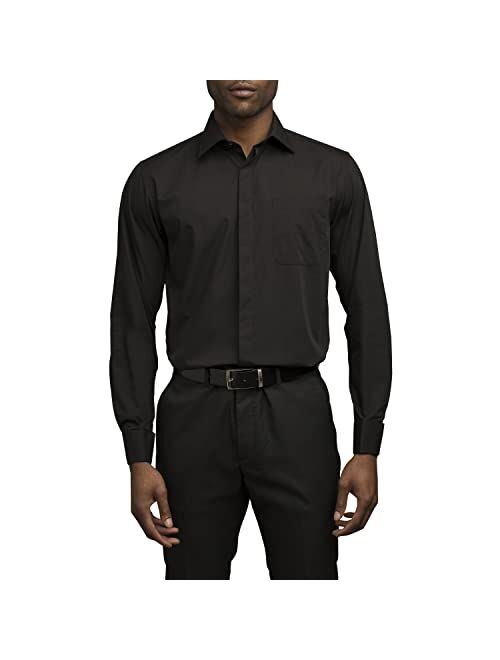 Stacy Adams Big & Tall 39000 Solid Dress Shirt