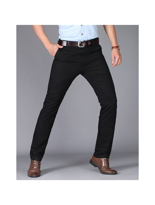 Men's Pants High Quality Dress Pants Men Business Trousers Office Casual Social Pants Men's Classic Pants Men Suit Pants