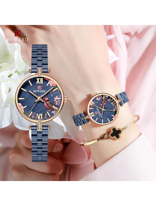 REWARD Gold Watch Women Watches Ladies Steel Women's Bracelet Watches Female Clock Relogio Feminino Montre Femme RD21011