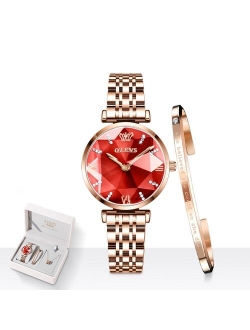 2021 New Fashion Watch for Women Diamond mirror Top Brand Luxury Stainless Steel Waterproof Quartz Wristwatch Montre femme