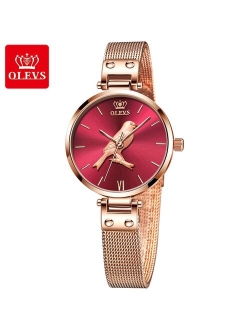 The new!OLEVS bird ultra thin waterproof ladies watch, birthday valentine gift watch ladies trend simple quartz watches6890