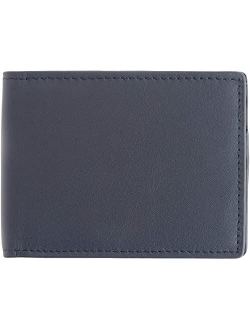 Leather RFID Blocking Slim Bifold Wallet
