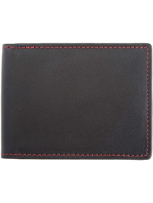 ROYCE New York Leather RFID Blocking Slim Bifold Wallet