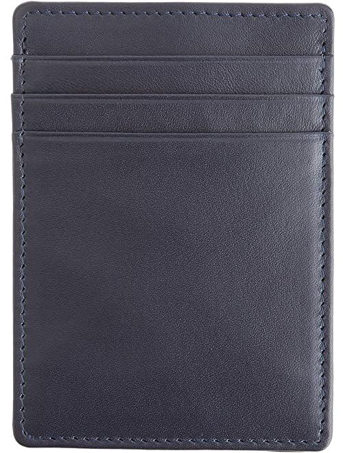 ROYCE New York Leather Magnetic Money Clip Wallet