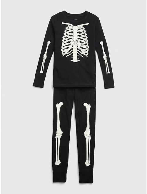 GAP Kids 100% Organic Cotton Interactive Bones PJ Set