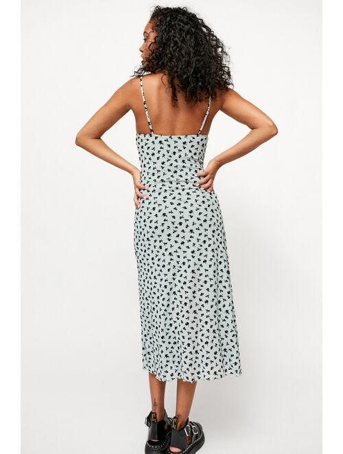 Motel Cotina Printed Midi Dress