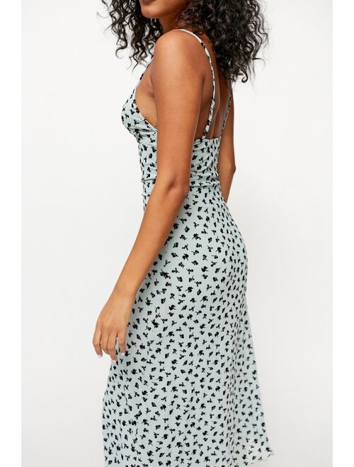 Motel Cotina Printed Midi Dress