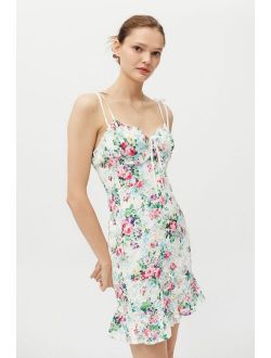 SNDYS Amalfi Floral Ruffle Mini Dress