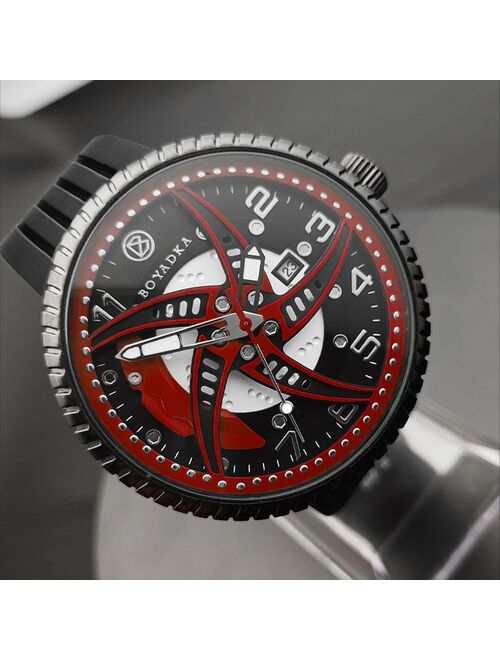 BOYADKA 2021 Men's Rim Hub Watch Car Wheel  Watches Sport Waterproof Custom Design Creative Quartz Wrist Watch Relogio Masculino