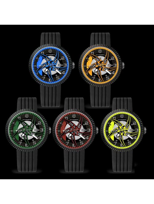 BOYADKA 2021 Men's Rim Hub Watch Car Wheel  Watches Sport Waterproof Custom Design Creative Quartz Wrist Watch Relogio Masculino