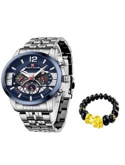 REWARD Brazil Hot Selling Sporty Watch Mens Quartz Chronograph Wristwatches Luminous hands 8355 Fashion Stainless Steel Clock