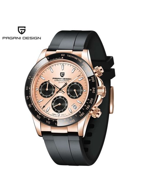 PAGANI DESIGN Mens Sports Waterproof Luminous Chronograph Top Brand Luxury Quartz Men Watch Relogio Masculino