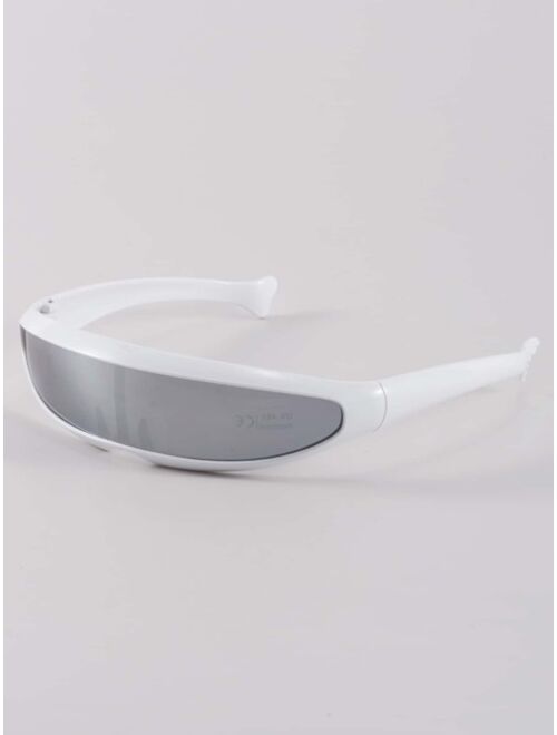 Shein Men Tinted Lens Novelty Sunglasses