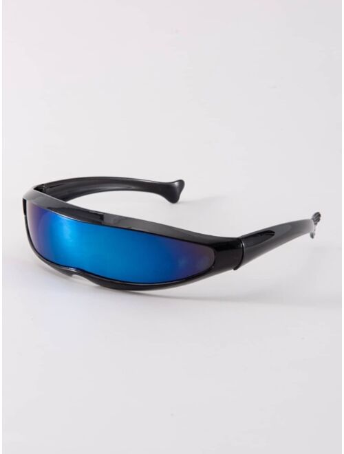 Shein Men Tinted Lens Novelty Sunglasses