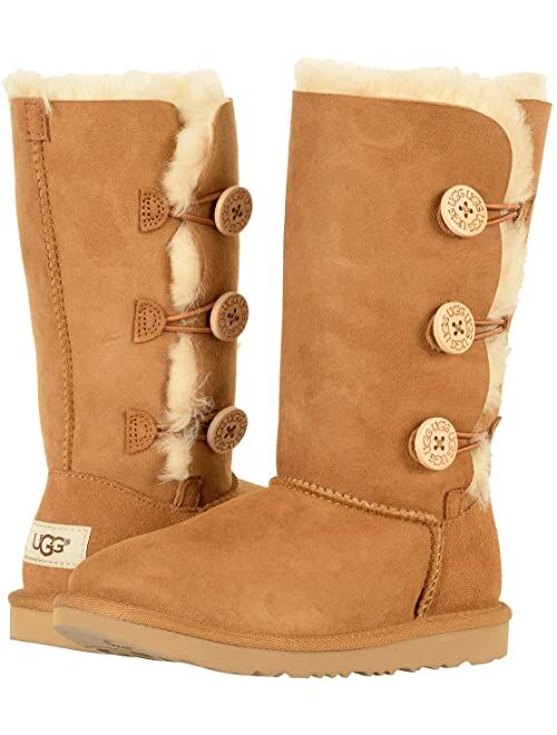 UGG Bailey Button Triplet II (Little Kid/Big Kid)