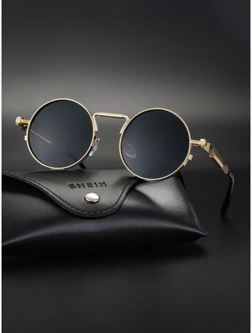 Buy Shein Men Round Frame Sunglasses online | Topofstyle