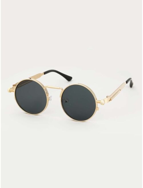 Shein Men Round Frame Sunglasses