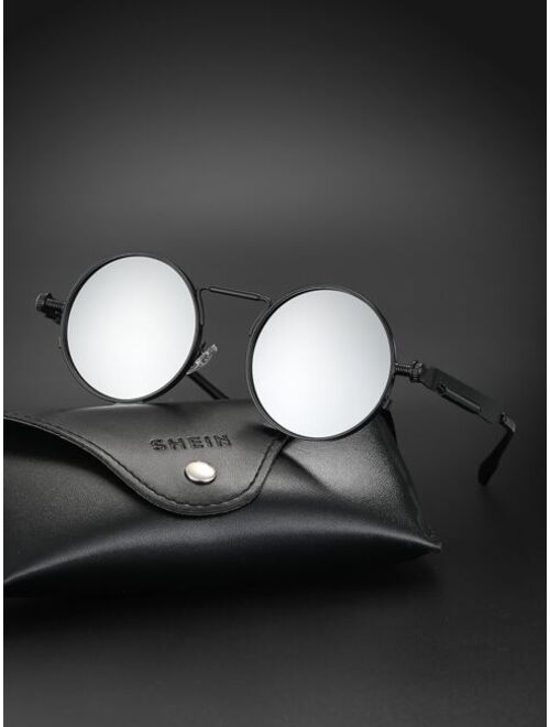 Shein Men Round Frame Sunglasses